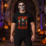 Let's Get Spooky T-Shirt – Classic Halloween Graphic Design Graphic Tee - Color: black