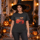 Life Is The Darkness T-Shirt – Skull & Reaper Gothic Graphic Graphic Tee - Color: charcoal