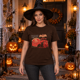 Life Is The Darkness T-Shirt – Skull & Reaper Gothic Graphic Graphic Tee - Color: chocolate