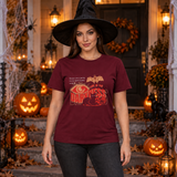 Life Is The Darkness T-Shirt – Skull & Reaper Gothic Graphic Graphic Tee - Color: maroon