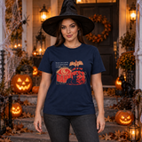 Life Is The Darkness T-Shirt – Skull & Reaper Gothic Graphic Graphic Tee - Color: navy