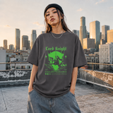 Lord Knight Gallant Elegance T-Shirt – Gothic Streetwear Poster Graphic Tee - Color: Charcoal