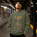Lost Judgement Warrior T-Shirt – Dark Editorial / Gothic Streetwear Tee - Color: military green