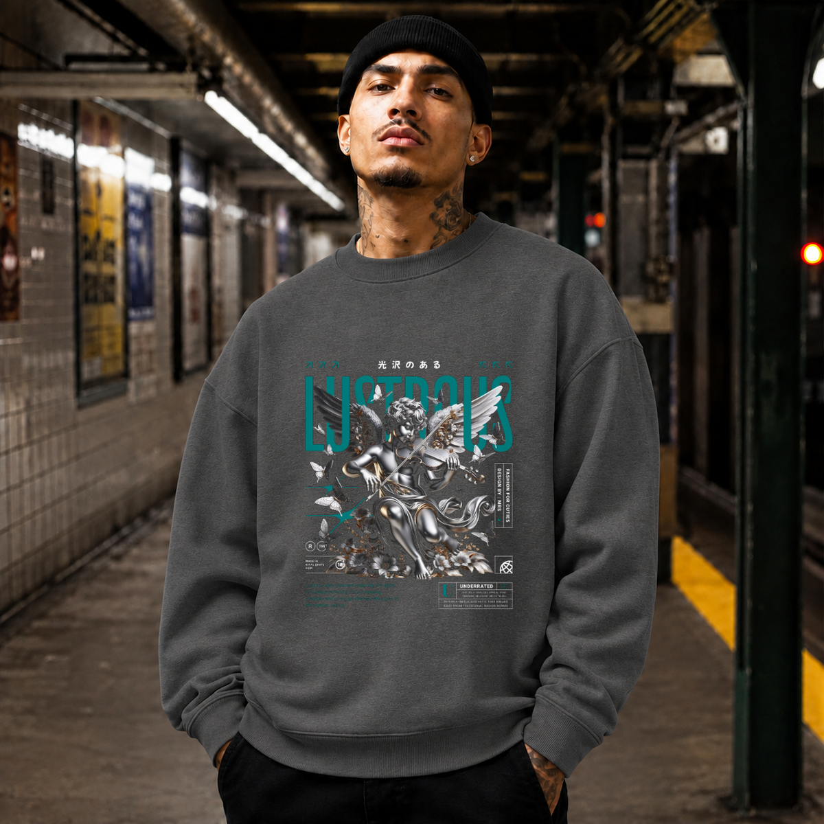 Lustrous Alloy Statue T-Shirt – Dark Art / Renaissance Aesthetic Graphic Tee - Color: dark heather