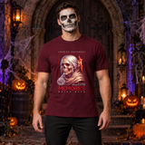 Memories T-Shirt – Classic Halloween Graphic Design Graphic Tee - Color: maroon