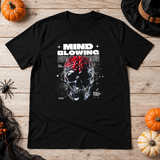 Mind Blowing T-Shirt – Dark Editorial Graphic Design Graphic Tee - Color: black