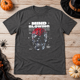 Mind Blowing T-Shirt – Dark Editorial Graphic Design Graphic Tee - Color: dark heather