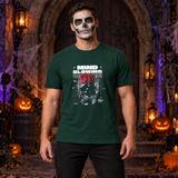 Mind Blowing T-Shirt – Dark Editorial Graphic Design Graphic Tee - Color: forest green
