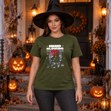 Mind Blowing T-Shirt – Dark Editorial Graphic Design Graphic Tee - Color: military green