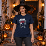 Mind Blowing T-Shirt – Dark Editorial Graphic Design Graphic Tee - Color: navy