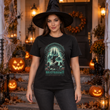 Mistbound Resurrection T-Shirt – Dark Editorial Graphic Design Graphic Tee - Color: black