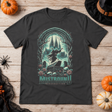 Mistbound Resurrection T-Shirt – Dark Editorial Graphic Design Graphic Tee - Color: charcoal