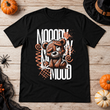 Mooody Mood T-Shirt – Dark Editorial Graphic Design Graphic Tee - Color: black