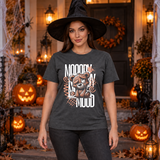 Mooody Mood T-Shirt – Dark Editorial Graphic Design Graphic Tee - Color: dark heather