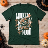 Mooody Mood T-Shirt – Dark Editorial Graphic Design Graphic Tee - Color: forest green