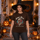 Mummy Rose T-Shirt – Zombie & Monster Horror Graphic Graphic Tee - Color: chocolate