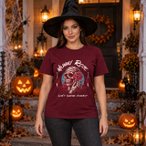 Mummy Rose T-Shirt – Zombie & Monster Horror Graphic Graphic Tee - Color: maroon