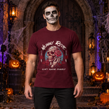 Mummy Rose T-Shirt – Zombie & Monster Horror Graphic Graphic Tee - Color: maroon
