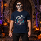 Mummy Rose T-Shirt – Zombie & Monster Horror Graphic Graphic Tee - Color: navy