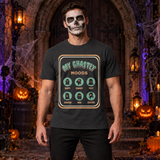 My Ghastly Moods - Humor Ghost T-Shirt – Skull & Reaper Gothic Graphic Graphic Tee - Color: charcoal