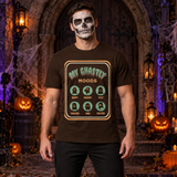 My Ghastly Moods - Humor Ghost T-Shirt – Skull & Reaper Gothic Graphic Graphic Tee - Color: chocolate