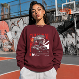 New Cultural Descent Warrior T-Shirt – Gothic Streetwear Poster Graphic Tee - Color: maroon