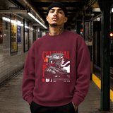 New Cultural Descent Warrior T-Shirt – Gothic Streetwear Poster Graphic Tee - Color: maroon