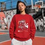 New Cultural Descent Warrior T-Shirt – Gothic Streetwear Poster Graphic Tee - Color: red