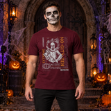 No City Zen Streetwear - Killer Clown T-Shirt – Punk Rock Streetwear Graphic Graphic Tee - Color: maroon