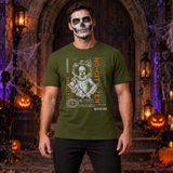 No City Zen Streetwear - Killer Clown T-Shirt – Punk Rock Streetwear Graphic Graphic Tee - Color: military green