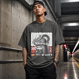 Obsession Justified Robot Armor T-Shirt – Contemporary Gothic Graphic Design Tee - Color: Dark Heather