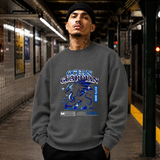 Ocean Guardian Dragon T-Shirt – Vintage Y2K / Acid Graphic Streetwear Tee - Color: dark heather