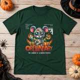 Ordinary T-Shirt – Dark Editorial Graphic Design Graphic Tee - Color: forest green