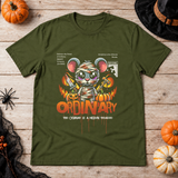 Ordinary T-Shirt – Dark Editorial Graphic Design Graphic Tee - Color: military green