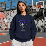 Ornate Grandeur Seraphic Valor Statue T-Shirt – Dark Art / Renaissance Aesthetic Graphic Tee - Color: navy