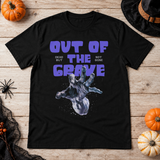 Out of The Grave T-Shirt – Dark Streetwear Graphic Design Graphic Tee - Color: black