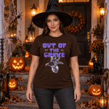 Out of The Grave T-Shirt – Dark Streetwear Graphic Design Graphic Tee - Color: chocolate