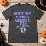 Out of The Grave T-Shirt – Dark Streetwear Graphic Design Graphic Tee - Color: dark heather