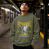 Paradise Heaven Angel T-Shirt – Dark Art / Renaissance Aesthetic Graphic Tee - Color: military green