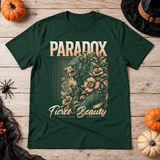 Paradox T-Shirt – Dark Editorial Graphic Design Graphic Tee - Color: forest green