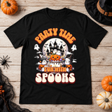 Party Time T-Shirt – Dark Editorial Graphic Design Graphic Tee - Color: black
