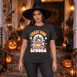 Party Time T-Shirt – Dark Editorial Graphic Design Graphic Tee - Color: charcoal