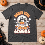Party Time T-Shirt – Dark Editorial Graphic Design Graphic Tee - Color: dark heather