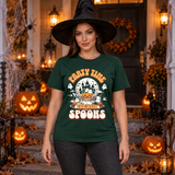 Party Time T-Shirt – Dark Editorial Graphic Design Graphic Tee - Color: forest green