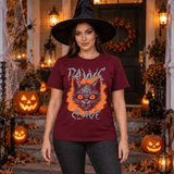 Paws Slave T-Shirt – Dark Editorial Graphic Design Graphic Tee - Color: maroon