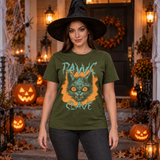 Paws Slave T-Shirt – Dark Editorial Graphic Design Graphic Tee - Color: military green