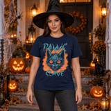 Paws Slave T-Shirt – Dark Editorial Graphic Design Graphic Tee - Color: navy