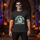Phantom Pup T-Shirt – Skull & Reaper Gothic Graphic Graphic Tee - Color: charcoal