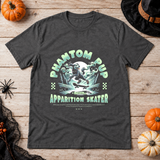 Phantom Pup T-Shirt – Skull & Reaper Gothic Graphic Graphic Tee - Color: dark heather