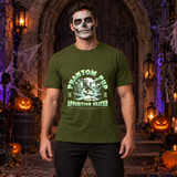 Phantom Pup T-Shirt – Skull & Reaper Gothic Graphic Graphic Tee - Color: military green